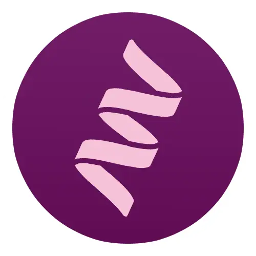Protein symbol on a purple circle